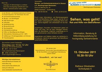 Flyer - Mein Arzt in Wiesbaden