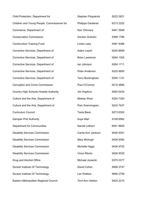 Boards and Committees - Public Sector Commission