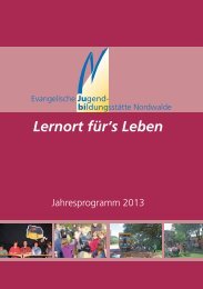 Lernort für's Leben - Evangelische Jugendbildungsstätte Nordwalde