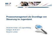 Prozessmanagement als Grundlage von Steuerung im Jugendamt