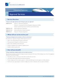 Approvals Services - Baines Simmons