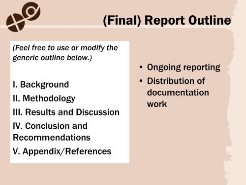 Project Proposal & Annual Planning