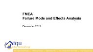 Präsentation FMEA - TQU die Umsetzer