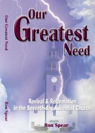 Our Greatest Need Ron Spear - The Eternal Gospel Church