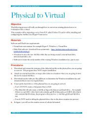 Physical to Virtual Process - Spiceworks Community