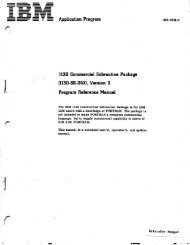 1130 Commercial Subroutine Package - All about the IBM 1130 ...