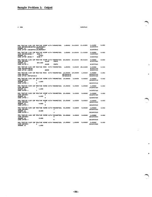 1130 Commercial Subroutine Package - All about the IBM 1130 ...