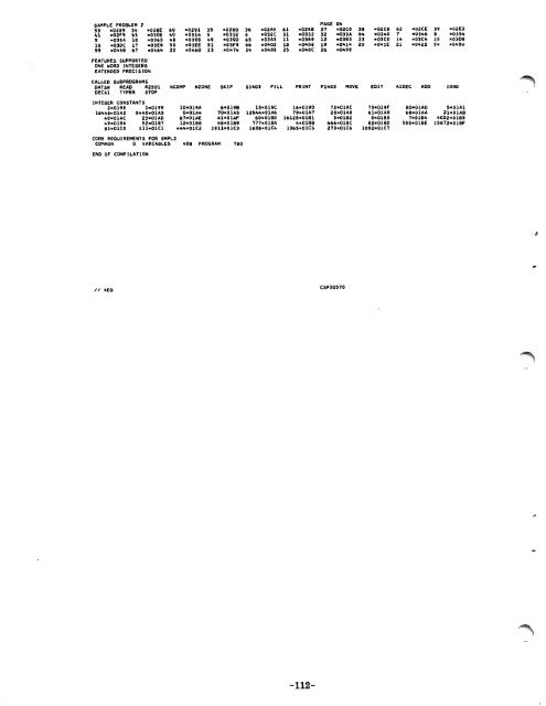 1130 Commercial Subroutine Package - All about the IBM 1130 ...