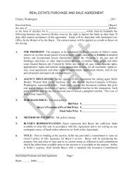 real estate purchase and sale agreement - Booker Auction Co.