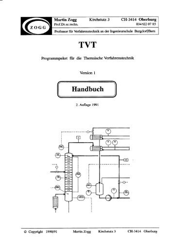 Handbuch - of Martin Zogg