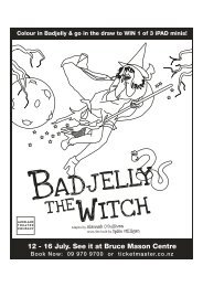 to download the colour-in picture for Badjelly The Witch. - Auckland ...