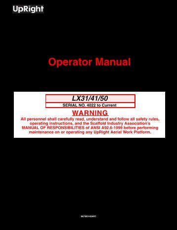 Operator Manual