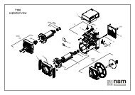 T100 exploded view - NSM Generators