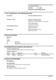 Sicherheitsdatenblatt gemäß Verordnung (EG) Nr. 1907 ... - Remsgold