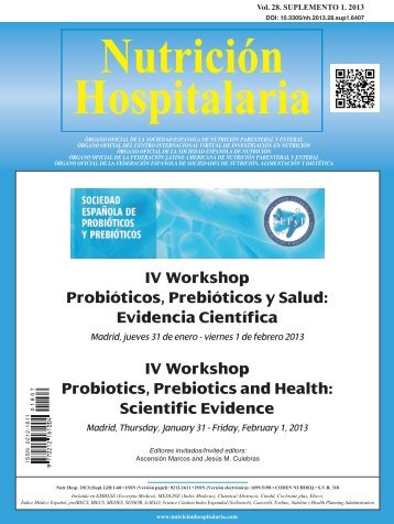 IV Workshop Probiotics, Prebiotics and Health: Scientific Evidence