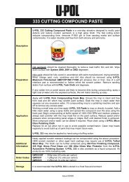 333 CUTTING COMPOUND PASTE - U-Pol