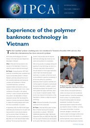 Experience of the polymer banknote technology in Vietnam