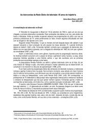 As telenovelas da Rede Globo de televisÃ£o: 45 anos de trajetÃ³ria