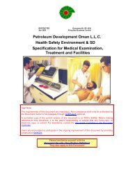 PDO Medical examinations specification SP1230