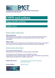 COPD and asthma - PACT - ESICM