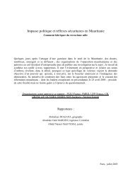 Impasse politique et rÃ©flexes sÃ©curitaires en Mauritanie