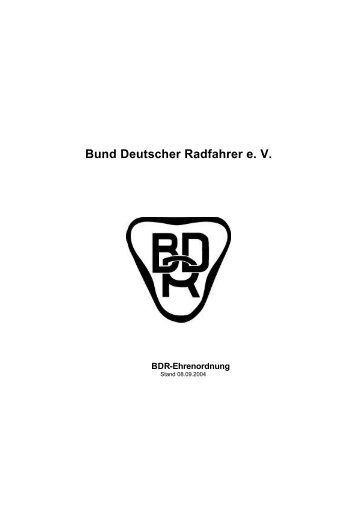 Bund Deutscher Radfahrer e. V.