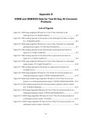 ESEM and SEM/EDS Data for Test #3 Day-30 Corrosion ... - NRC