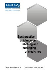 best practice guidance on the labelling and packaging of medicines