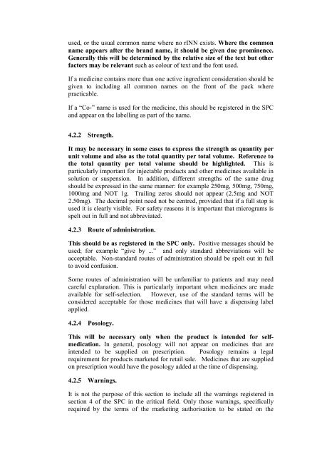 best practice guidance on the labelling and packaging of medicines