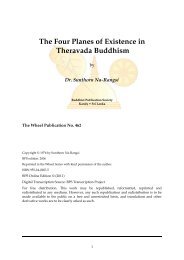 The Four Planes of Existence in Theravada Buddhism - Buddhist ...