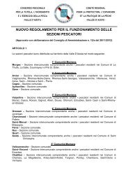 nuovo regolamento sezioni.pdf - Consorzio Pesca Valle D'Aosta