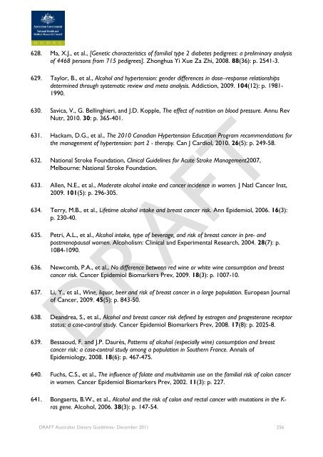 Draft Australian Dietary Guidelines (PDF, 3MB) - Eat For Health