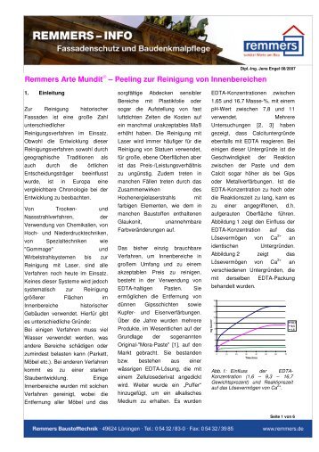 Zusätzliche technische Informationen - Remmers