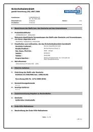 Sicherheitsdatenblatt - Remmers