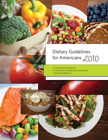 Dietary Guidelines for Americans - SchoolNutritionAndFitness.com
