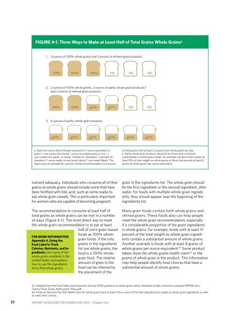 Dietary Guidelines for Americans - SchoolNutritionAndFitness.com