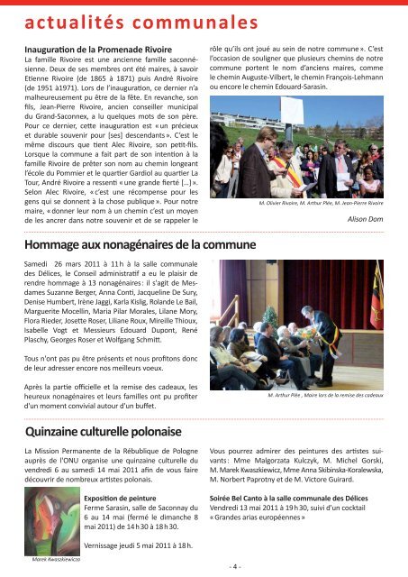 nÂ° 20 - Grand-Saconnex informations mai 2011