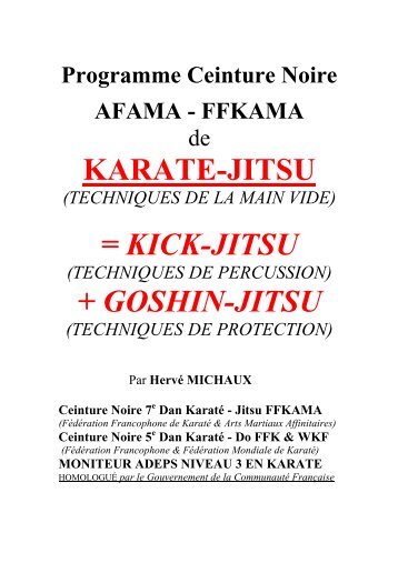 Karaté-Jitsu - my karate special defense