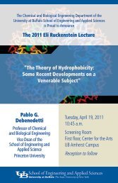 2011 Eli Ruckenstein Lecture Brochure - Chemical and Biological ...