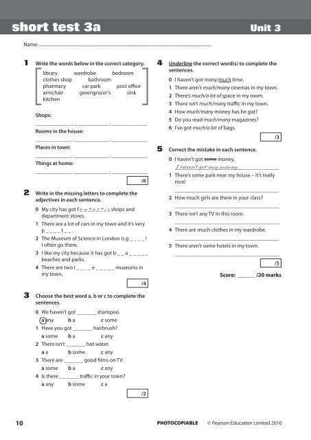 elementary-test-book-unit-1