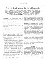 The IC3D Classification of the Corneal Dystrophies - Cornea Society