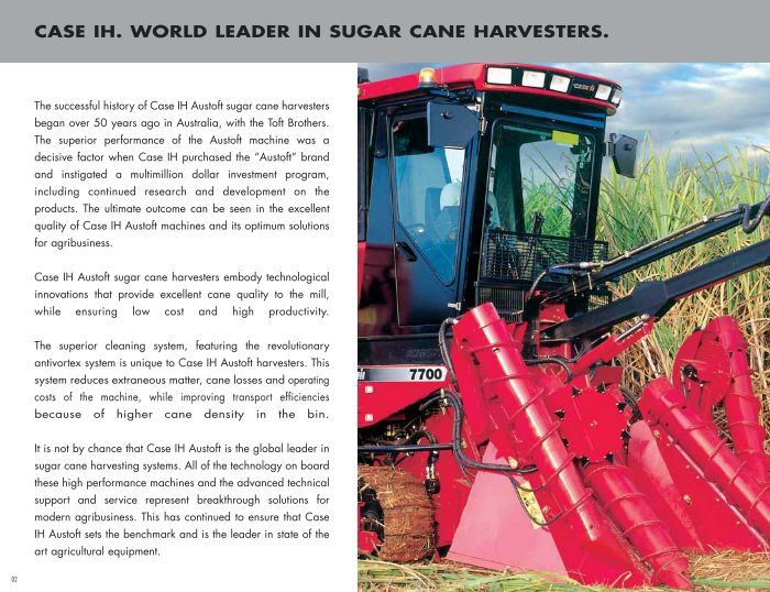 CANE HARVESTERS 7000 SERIES. - Case IH