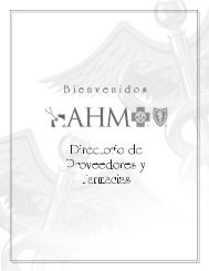 2013 Directorio de Proveedores y Farmacias ... - AHM