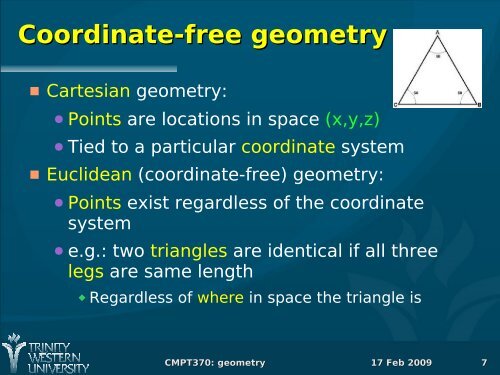 3D Geometry