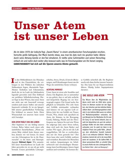 Unser Atem ist unser Leben - atem austria