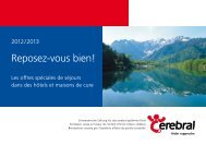 Offres spéciales de séjours dans des hôtels et