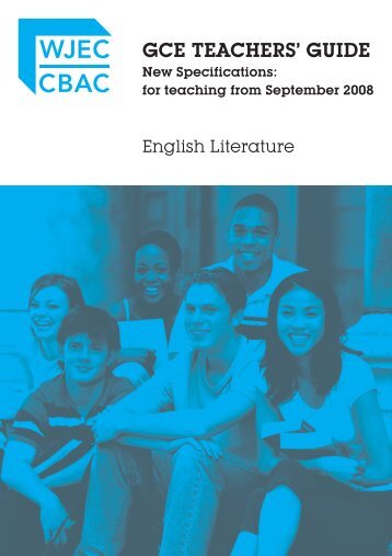 Teachers' Guide - WJEC