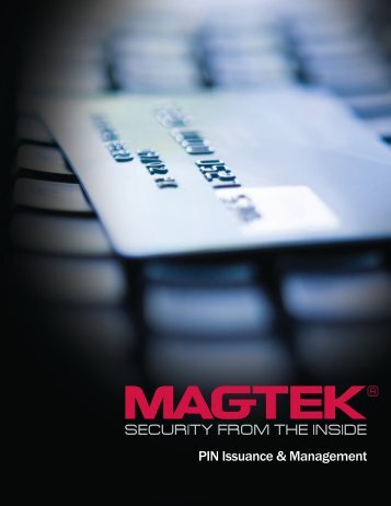 PIN Entry & Management - MagTek