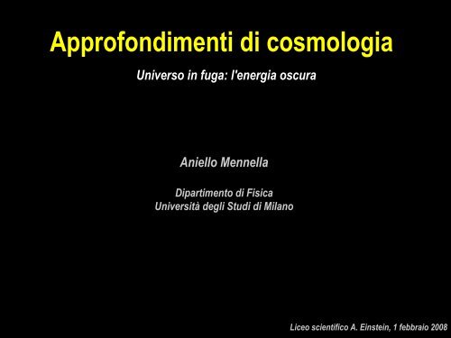 Presentazione di PowerPoint - Liceo scientifico Albert Einstein