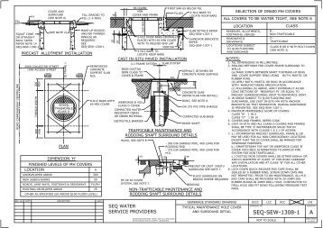 SEQ Sewerage Drawings 1308 to 1309 Series (PDF) - SEQ Design ...